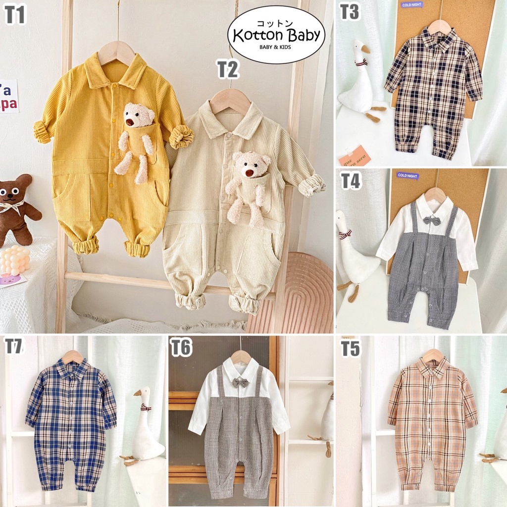 0-18bln PAKAIAN BAYI [Premium impor] BAJU ANAK JUMPER JUMPSUIT ROMPER PEREMPUAN catalog ZD T