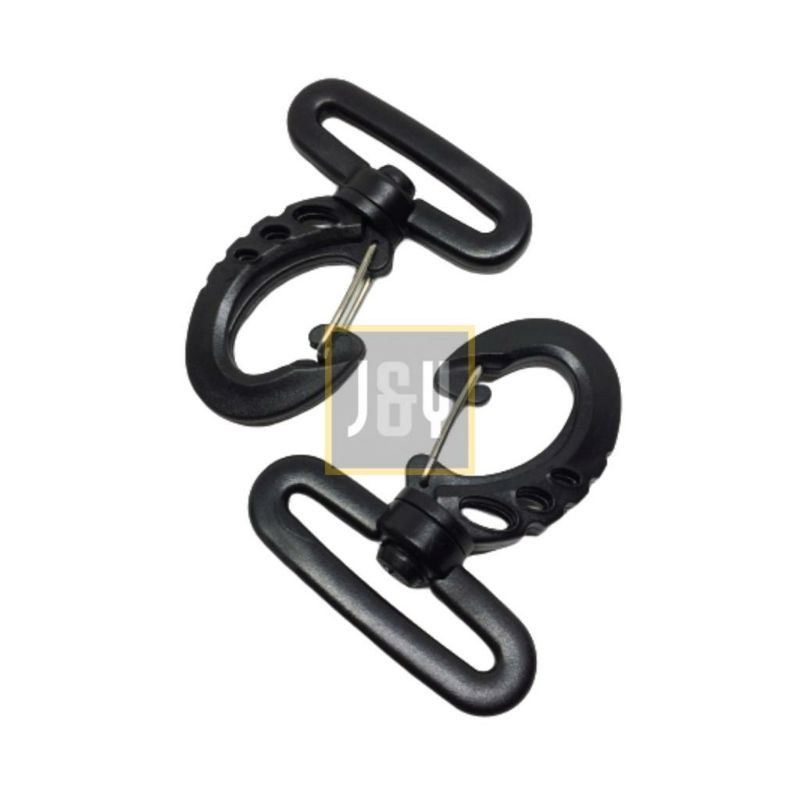 HOOK KEW-KEW KAITAN TAS 3.8 CM BAHAN PLASTIK ACETAL CTQM38AC