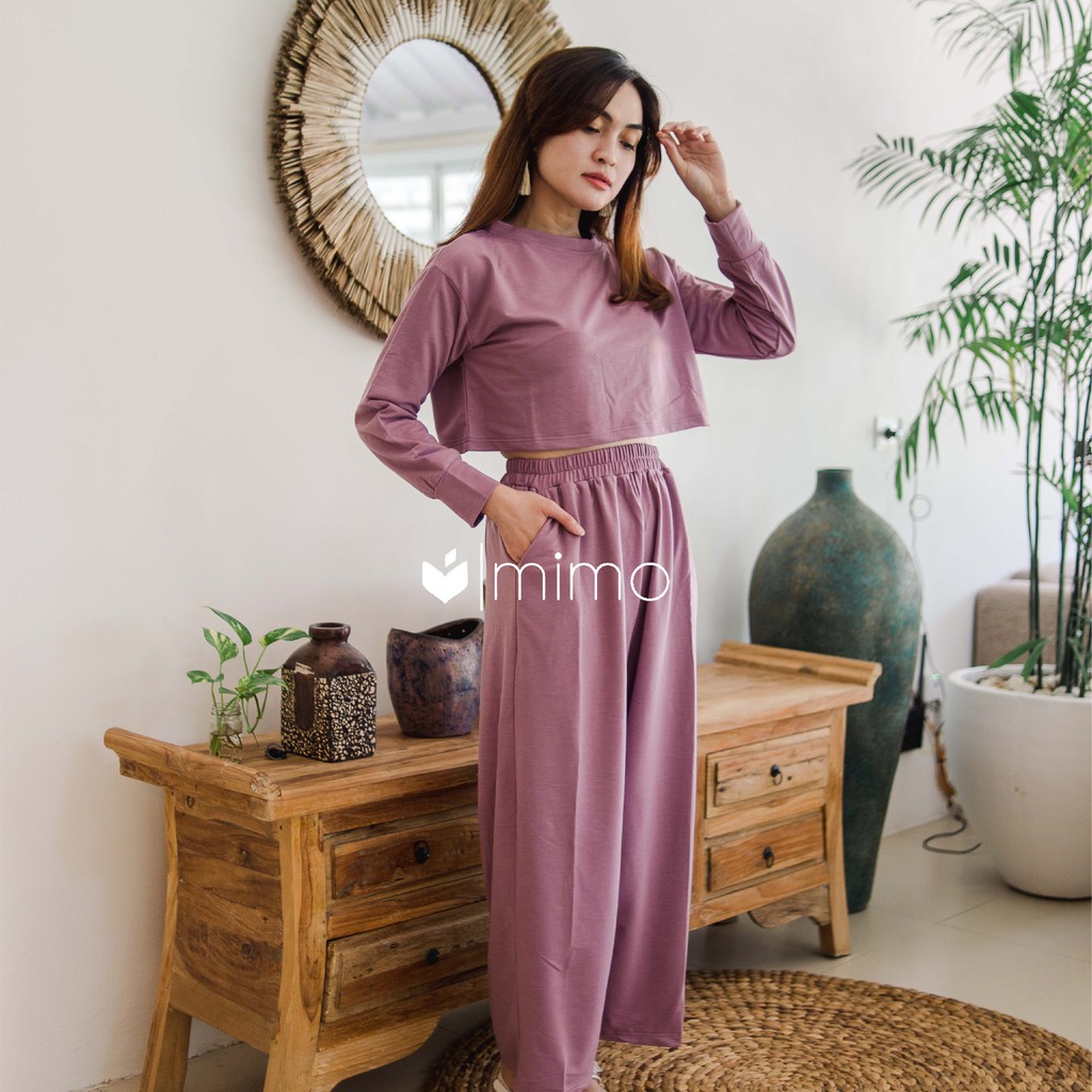 Becca Crop Long Set