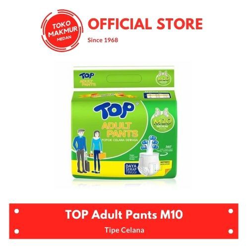 TOP PANTS ADULT M10 - POPOK DEWASA TIPE CELANA