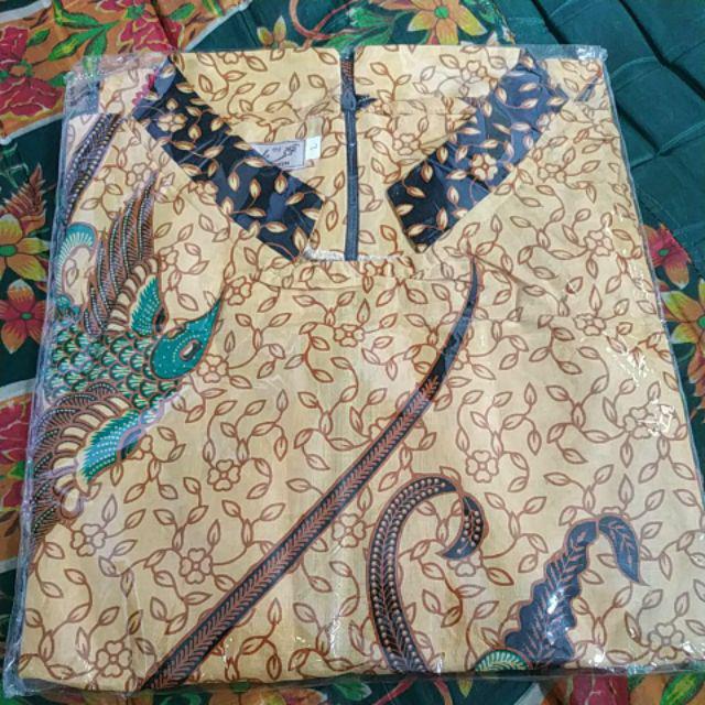 Terlaris Serut Genes Jelita Tunic Navbor Yelbor Whitbor Creambor Tunik Batik Modern Hrb030 Dolbi Dob