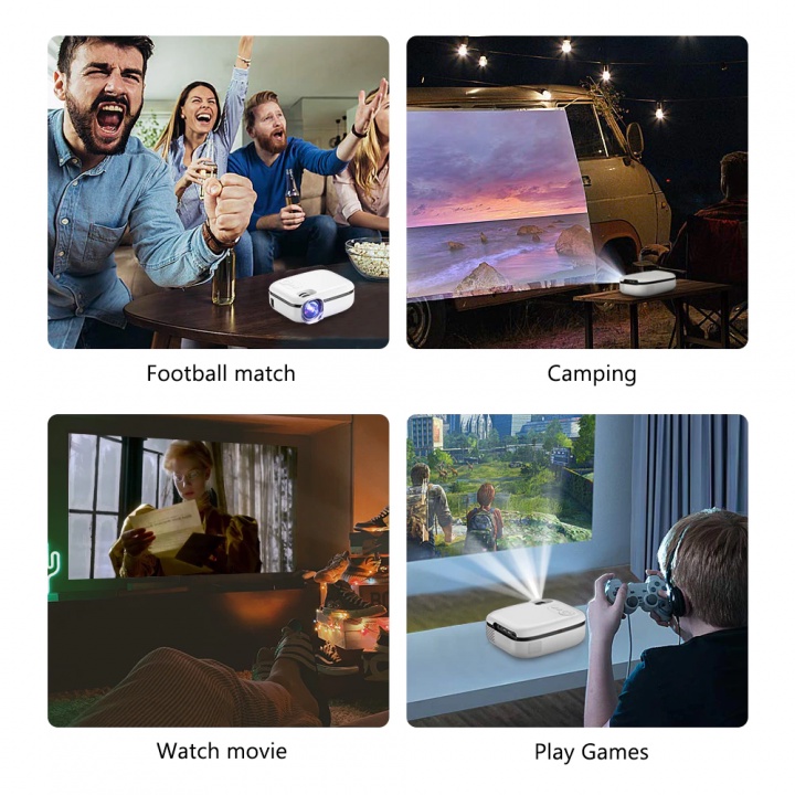 B31 TD92 Mini Projector 1080P Support 3800 Lumens - Basic Version