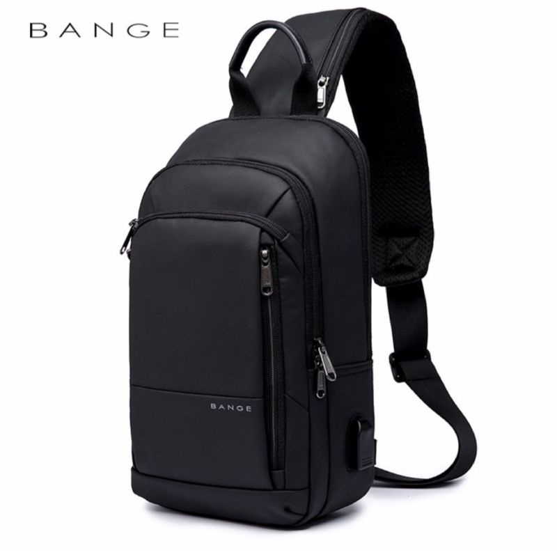 Bange Waistbag Pria Waterproof Waist Bag Original Weisbag Tas Weistbag Waisbag Premium Anti Air Original Import Distro Selempang Slempang Slingbag Cowok Casual BG1911