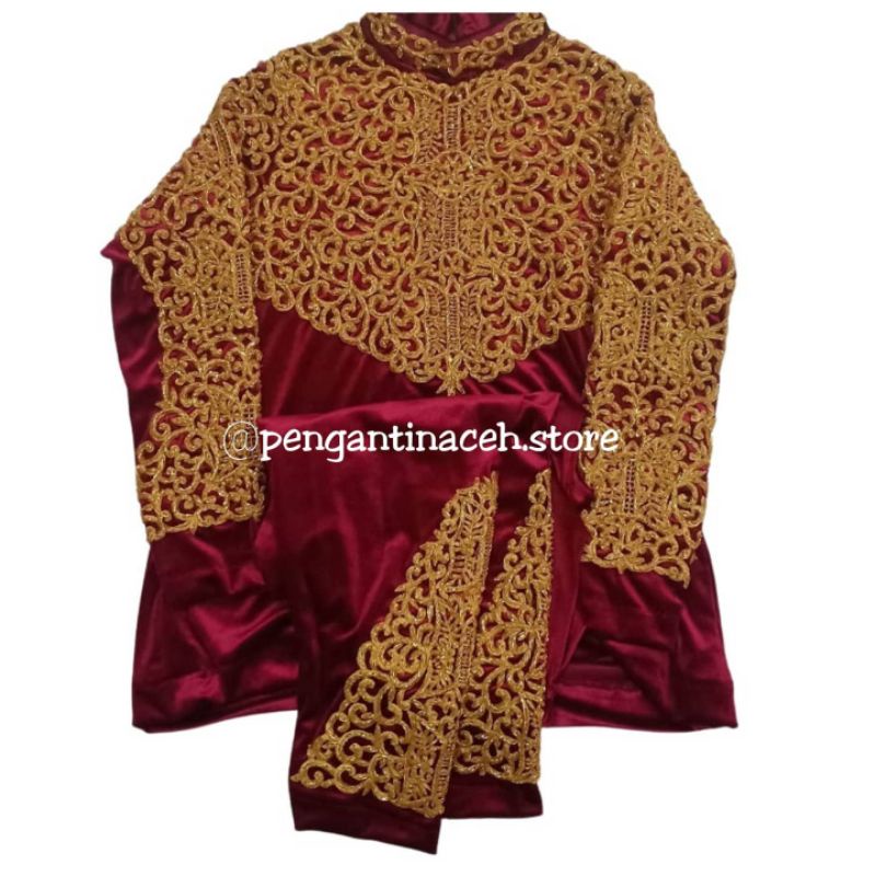 Baju Adat Aceh Cewek Full Payet