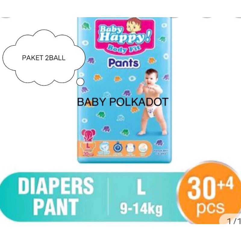 PAMPERS BABY HAPPY 2BALL