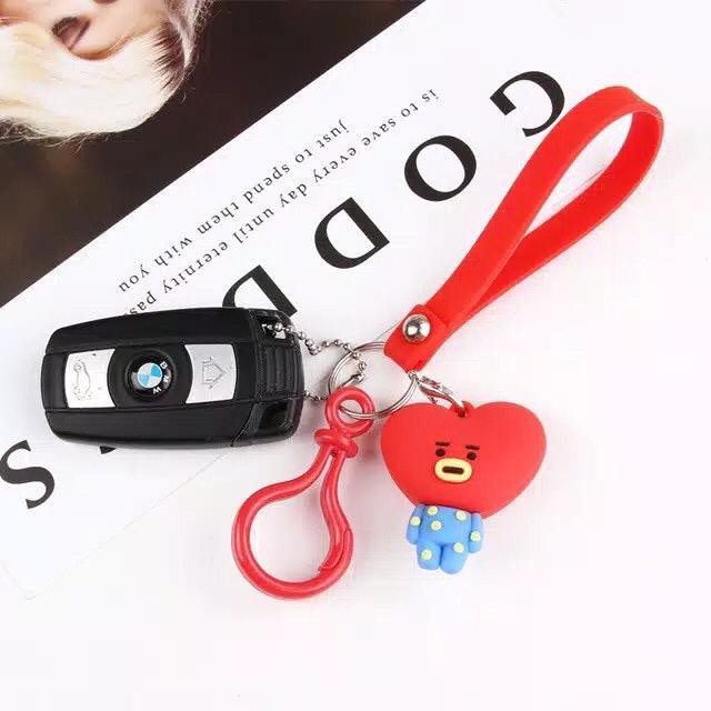 ☛TK☚ A027 Gantungan Kunci Boneka KPOP BTS Keychain Gantungankunci Hiasan Tas Lucu Import Murah COD