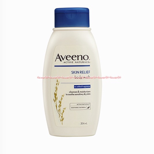 Aveeno Skin Relief Body Wash Dry Skin 354ml Sabun Mandi Aveno Untuk Kulit Kering Afeeno Bodywash Sabun Cair