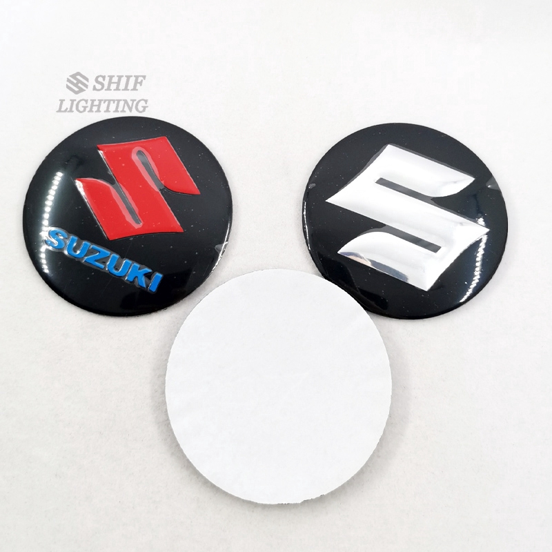 Stiker Emblem Logo Suzuki Ukuran 4x56mm Untuk Velg Hub Mobil