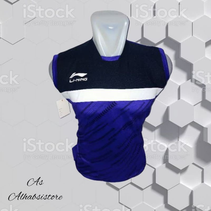 kaos atasan badminton bola volly  baju singlet bulutangkis tenis pria wanita