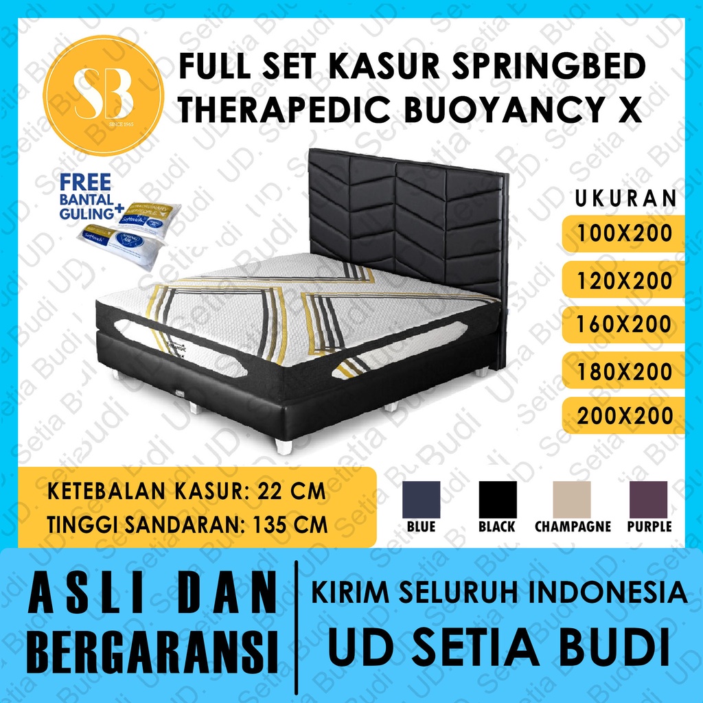 Set Kasur Therapedic Buoyancy X Xtra Firm