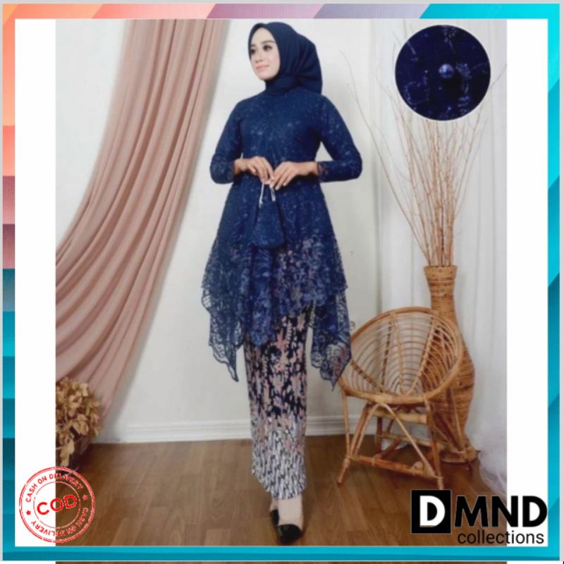 KEBAYA BROKAT MODERN - KEBAYA TUNIK TILLE CANTIK - TUNIK MAURI - TUNIK AZALEA - TUNIK KEKINIAN - DFS