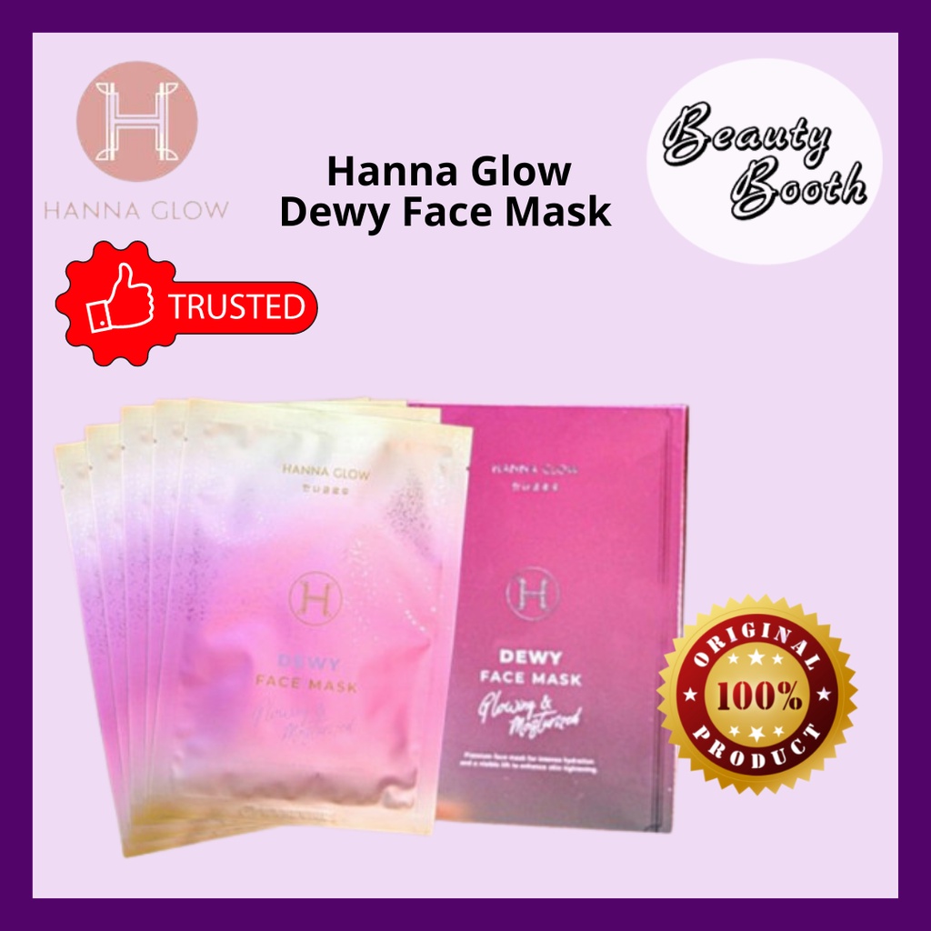 Hanna Glow Dewy Face Mask Hannaglow Masker