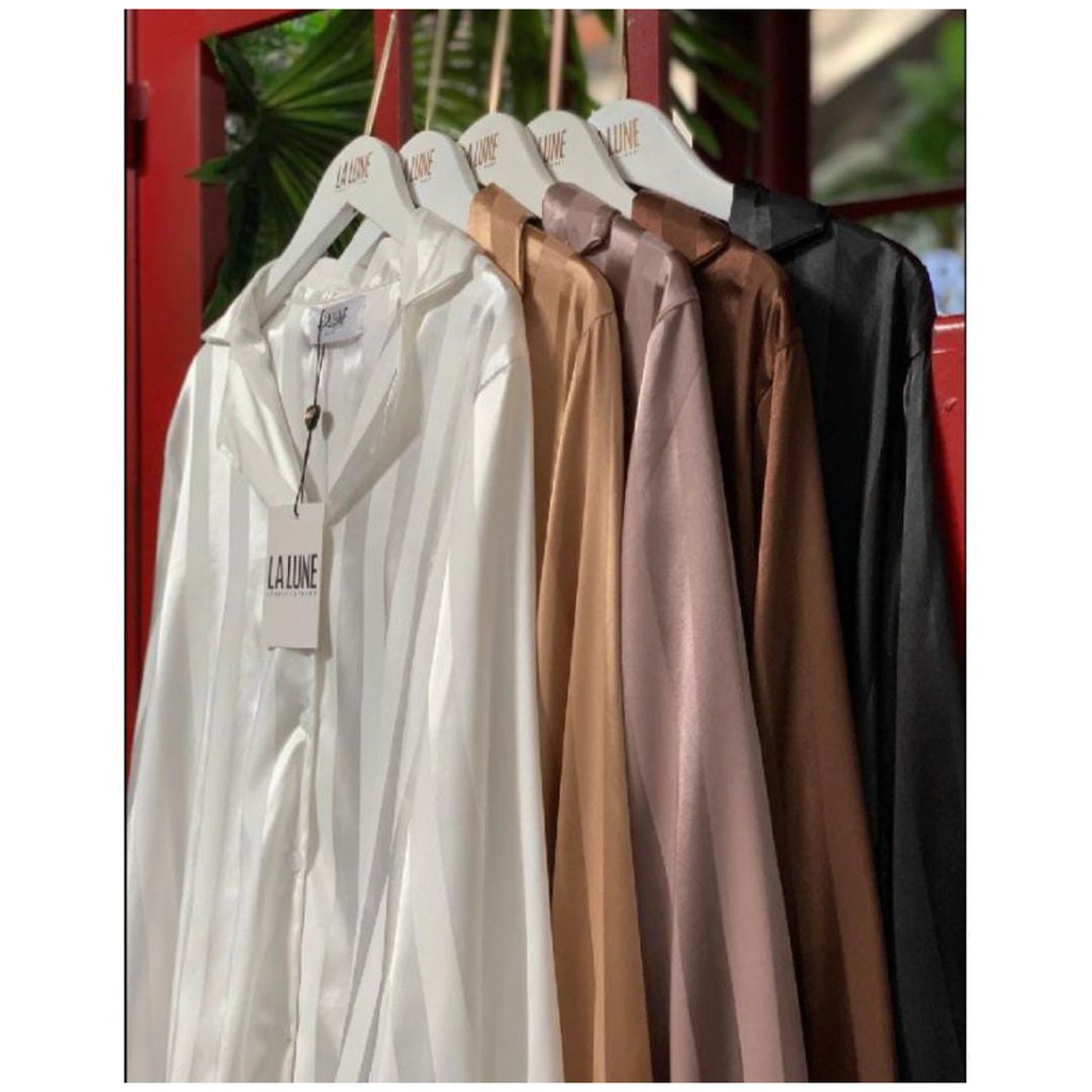 READY STOCK KEMEJA LALUNE MOTIF MEWAH ZARA SALUR ORIGINAL BANGKOK BEST SELLER