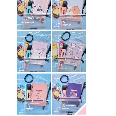 

れ (PART 2) PAKET ALAT TULIS 8IN1 KARAKTER LUCU / STATIONERY SET FANCY / ALAT TULIS SET / STATIONERY SET TERBARU 2985 ✦