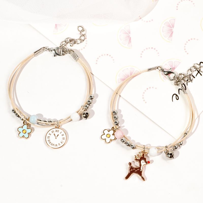 Gelang Tali Karakter Lucu Friendship Adjustable Bracelet Import