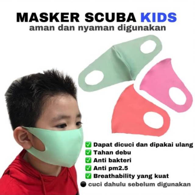 Masker Scuba Anak ( 1th - 8th )