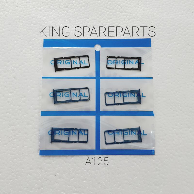 SIMLOCK SIMTRAY TEMPAT KARTU SLOT SIMCARD SAMSUNG GALAXY A12 A125 A125F ORIGINAL