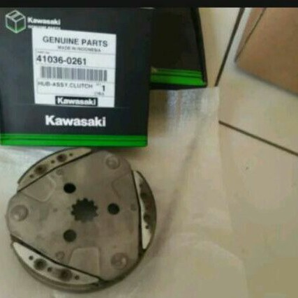 kampas kopling ganda kawasaki athlete blitz kaze edge zx130 original