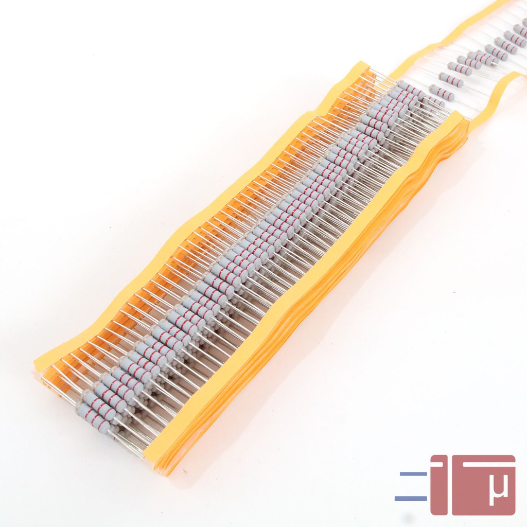 Resistor 2K2 2.2K 2W Metal Oxide 5% Taiwan Kaki Tembaga