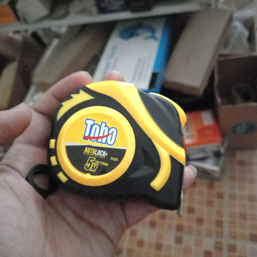 METERAN 5M AUTOLOCK TOHO PREMIUM STUFF ORI