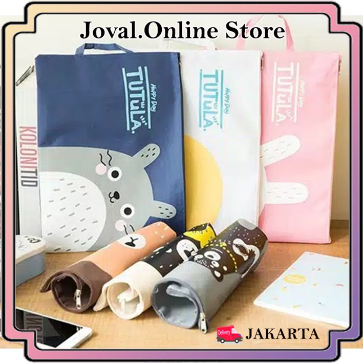 

PORTABLE A4 FILE STORAGE POUCH MOTIF TUTULA / TEMPAT FILE A4 TUTLA / TEMPAT ALAT TULIS