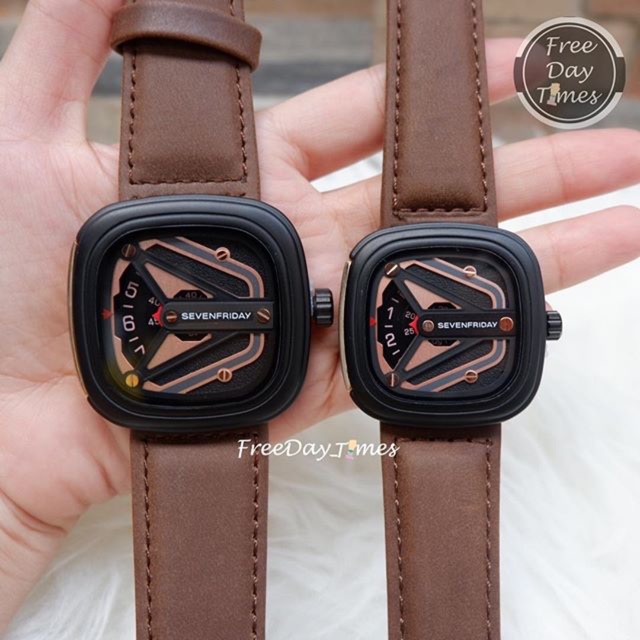 SEVEN FRIDAY M03/01 coklat tua couple