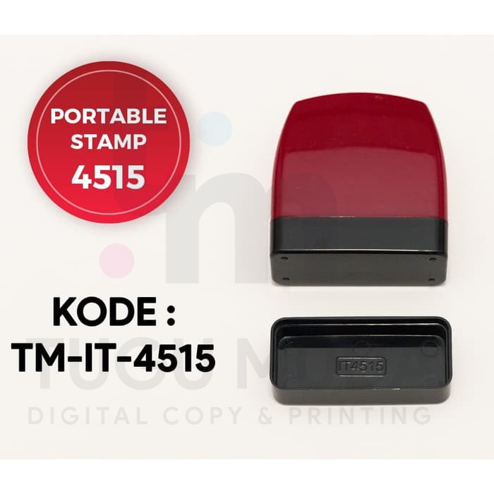 

Gagang Stempel Flash Pancong Tapal Kuda Portable 1545 (15x45mm) - TM-IT-4515 - MERAH