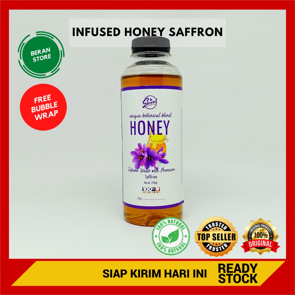 

✔ Madu Murni Saffron Super Negin Infused Honey Saffron Iran