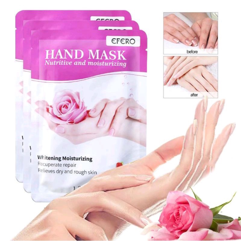 1 pasang Efero Nutritive And Moisturizing Hand Mask Masker Tangan