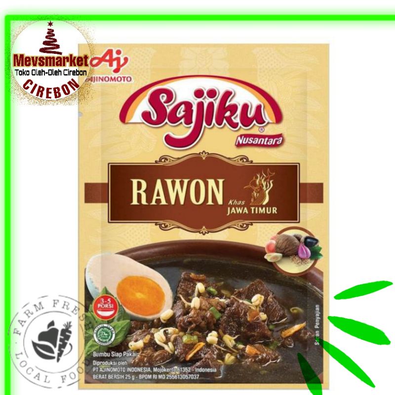 

Sajiku Bumbu Rawon Khas Jawa Timur 25 gram (Mevsmarketcirebon)