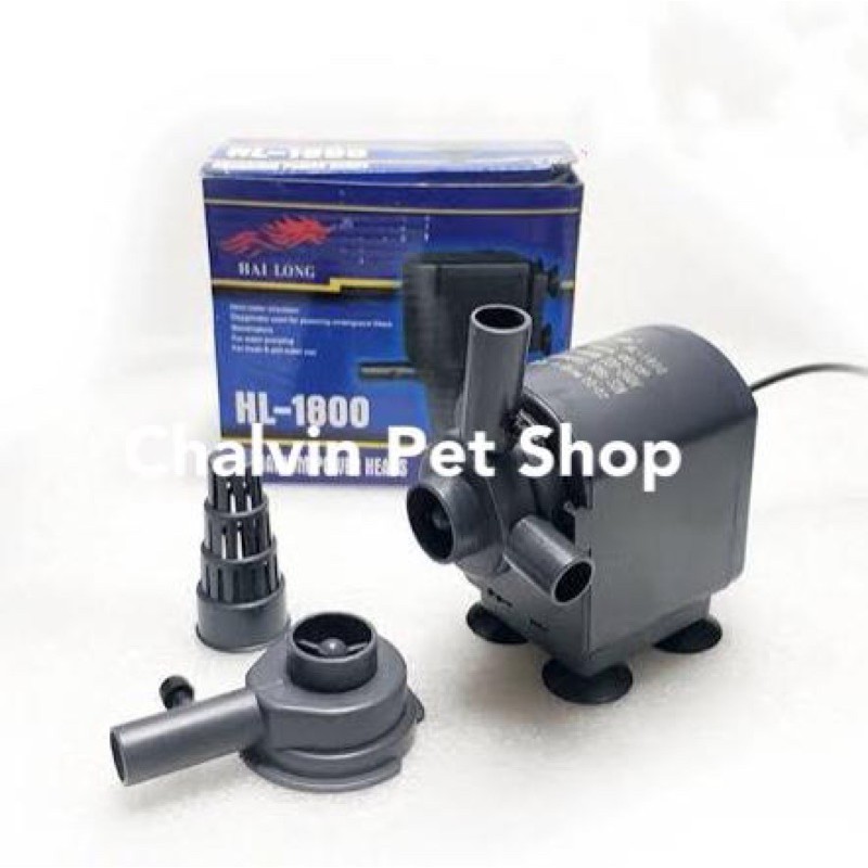 Pompa Celup Hailong HL-1800 untuk Aquarium dan Sistem Hidroponik
