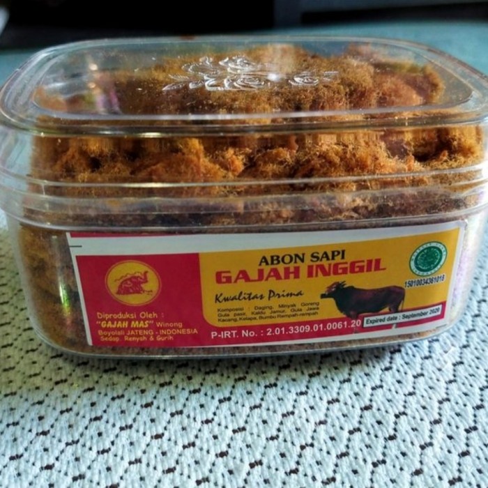 

✨COD✨ abon sapi asli solo (250 gram)