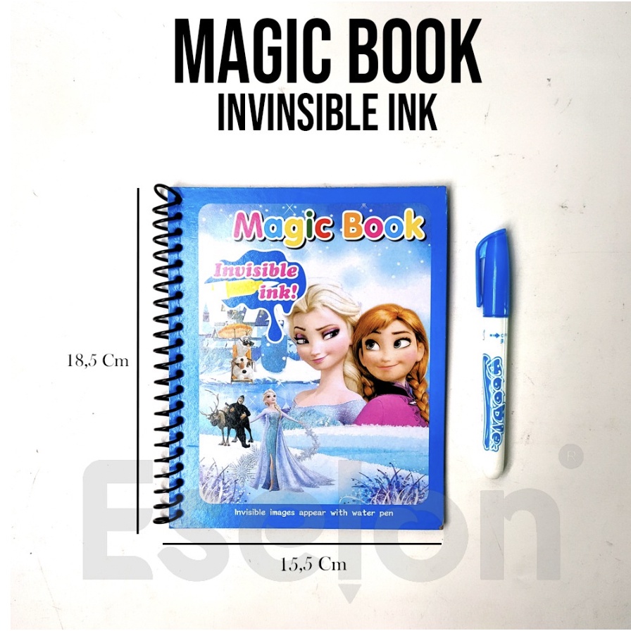 Magic Water Book / buku mewarnai / Buku mewarnai ajaib / Buku mewarnai water doodle