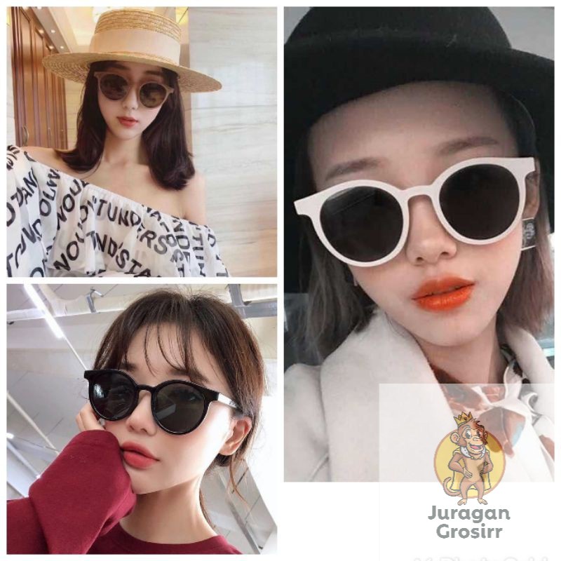 JG - KACAMATA KOREA - KACAMATA HITAM - KACAMATA RETRO - KOREAN STYLE - KOREAN SUNGLASSES