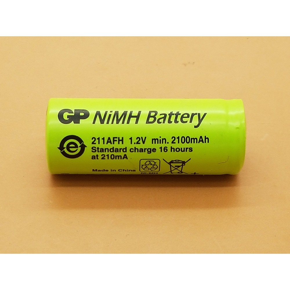 Baterai GP 211AFH 1.2V 2100mAh NiMH Rechargeable