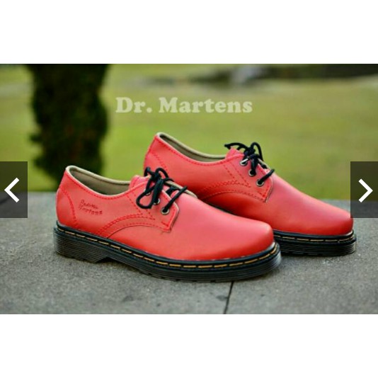 Sepatu boots Dr. Martens Docmart low boots murah maroon black brown casual pria