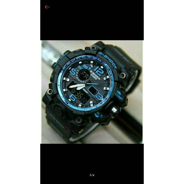 "GRATIS BOX" Jam Tangan Pria G-Shock Dual Time GWG Karet Digital Original