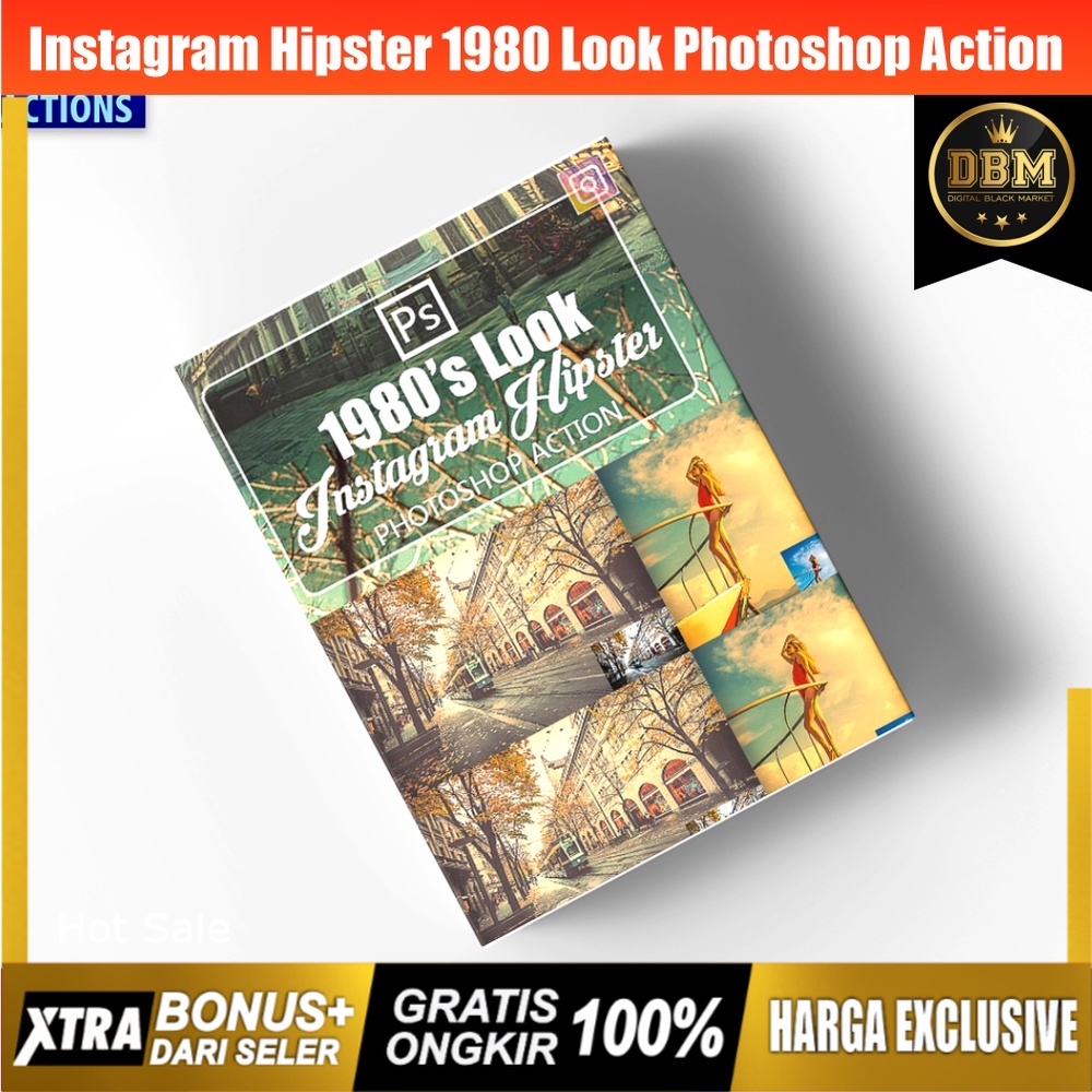 Instagram Hipster 1980 Look Photoshop Action
