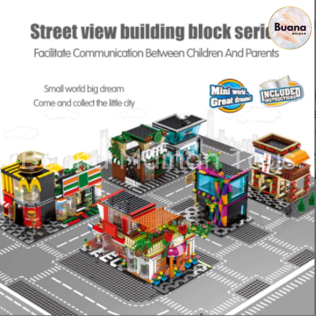 BRICKS SEMBO FRANCHISE BUILDING BRICK CREATOR 601017 MAINAN EDUKASI ANAK COWO CEWE BUILD BLOCKS