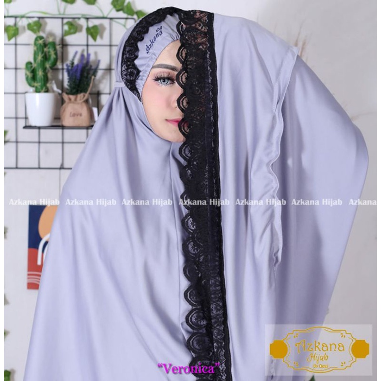 Mukena Set Veronica by Azkana Hijab Free Pouch