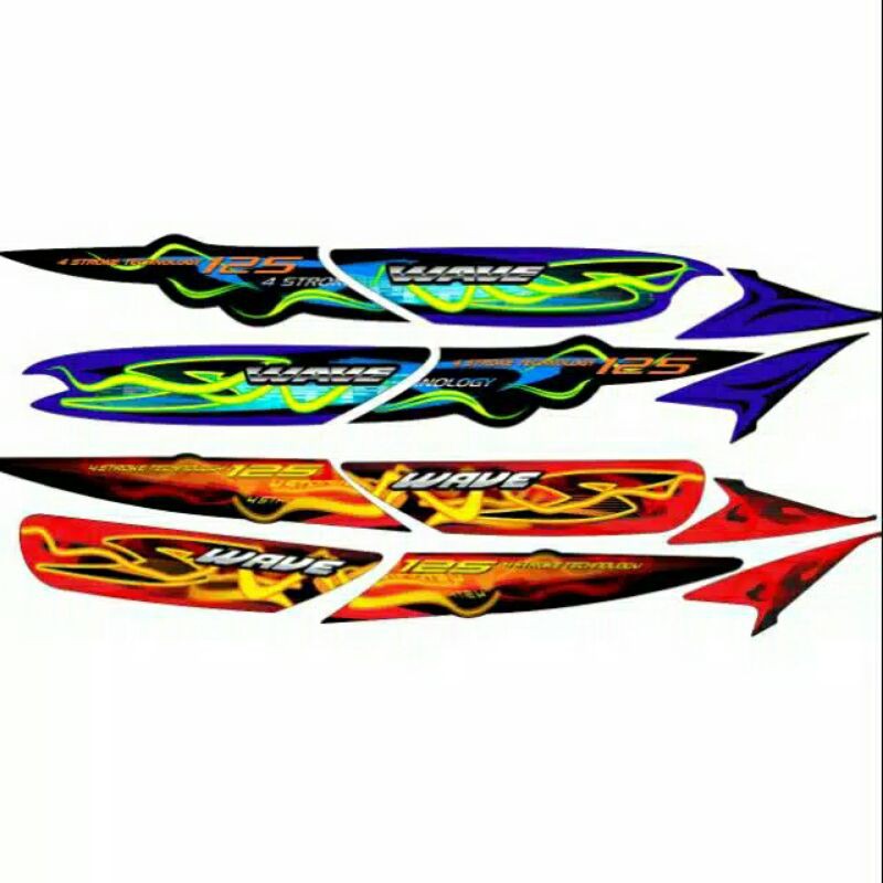 STRIPING WAVE 125 DRAGON SERIES 779