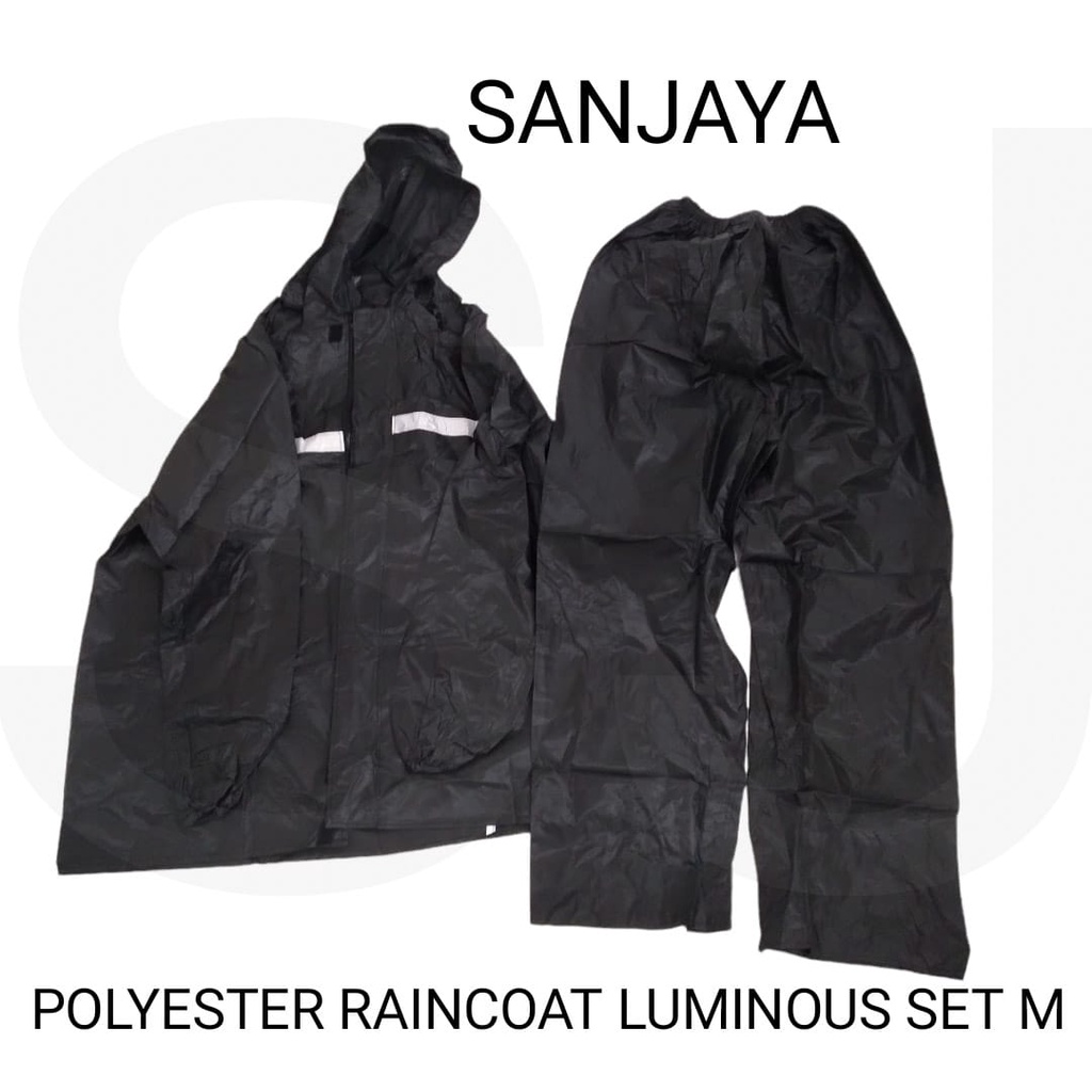 JAS HUJAN / JAS HUJAN SETELAN / MANTOL / JAS HUJAN DEWASA / RAINCOAT / POLYESTER RAINCOAT LUMINOUS SET