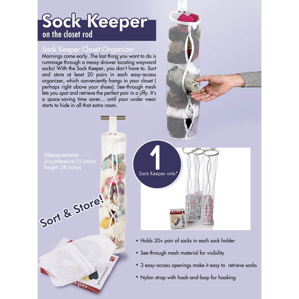 Sock Keeper - Penyimpan Kaus Kaki