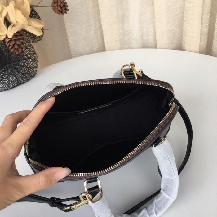 TAS COACH Mini Sierra Satchel Signature MAHOGANY ORIGINAL COACH 27583