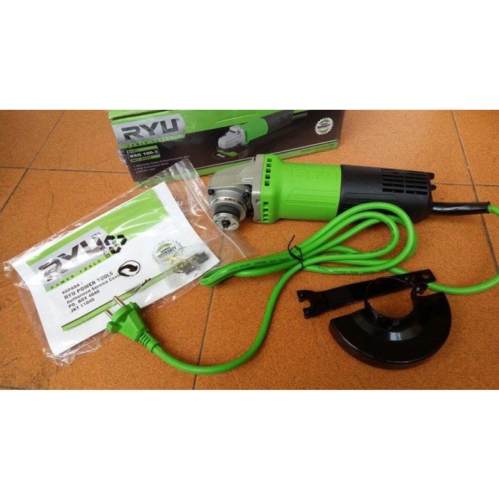 Mesin gerinda tangan Tekiro RYU 4" angle grinder gurinda RYU