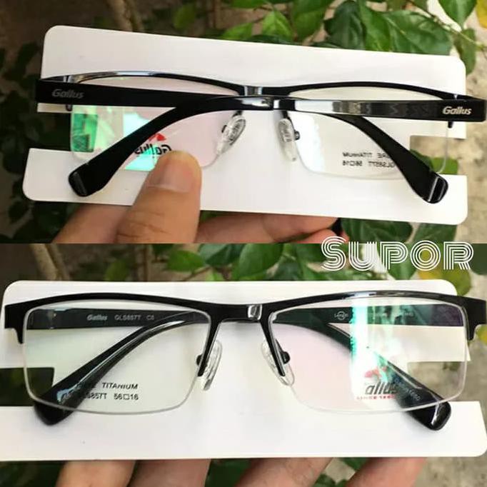 Kacamata Sport Pria Hf12 Black / Frame Kaca Mata Minus Pria Sup-229