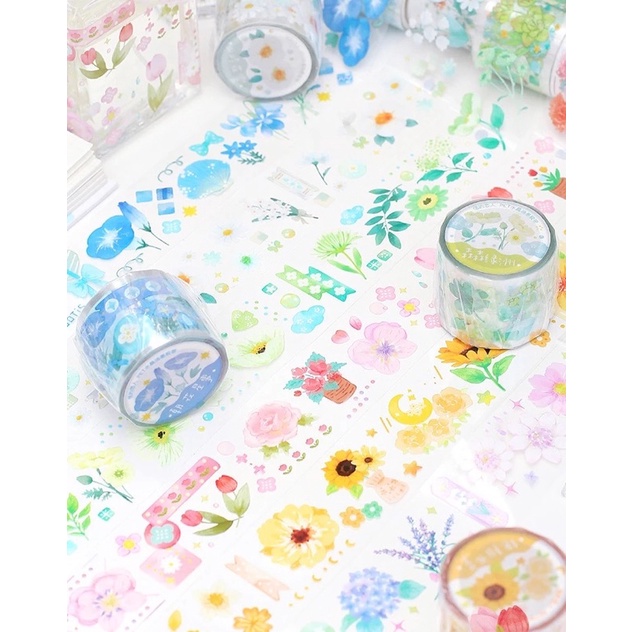 

sample 50cm pet tape for scrapbook journal journaling bujo PTK1