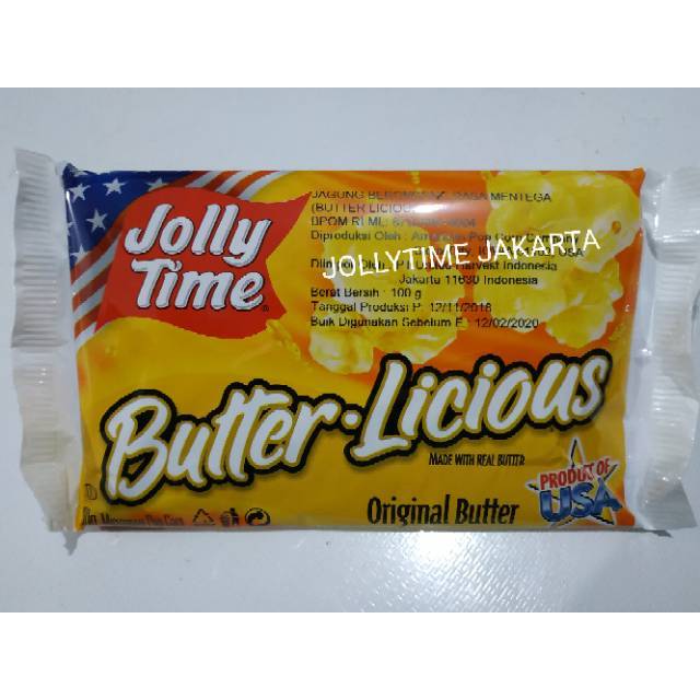 

JKL TERMURAH POP XORN JOLLY TIME RASA BUTTER LICIOUS