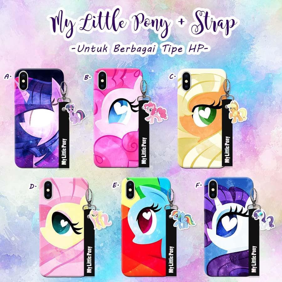 

My Little Pony Custom Case with Strap Lanyard Akrilik - 1 HARI JADI CX-2123