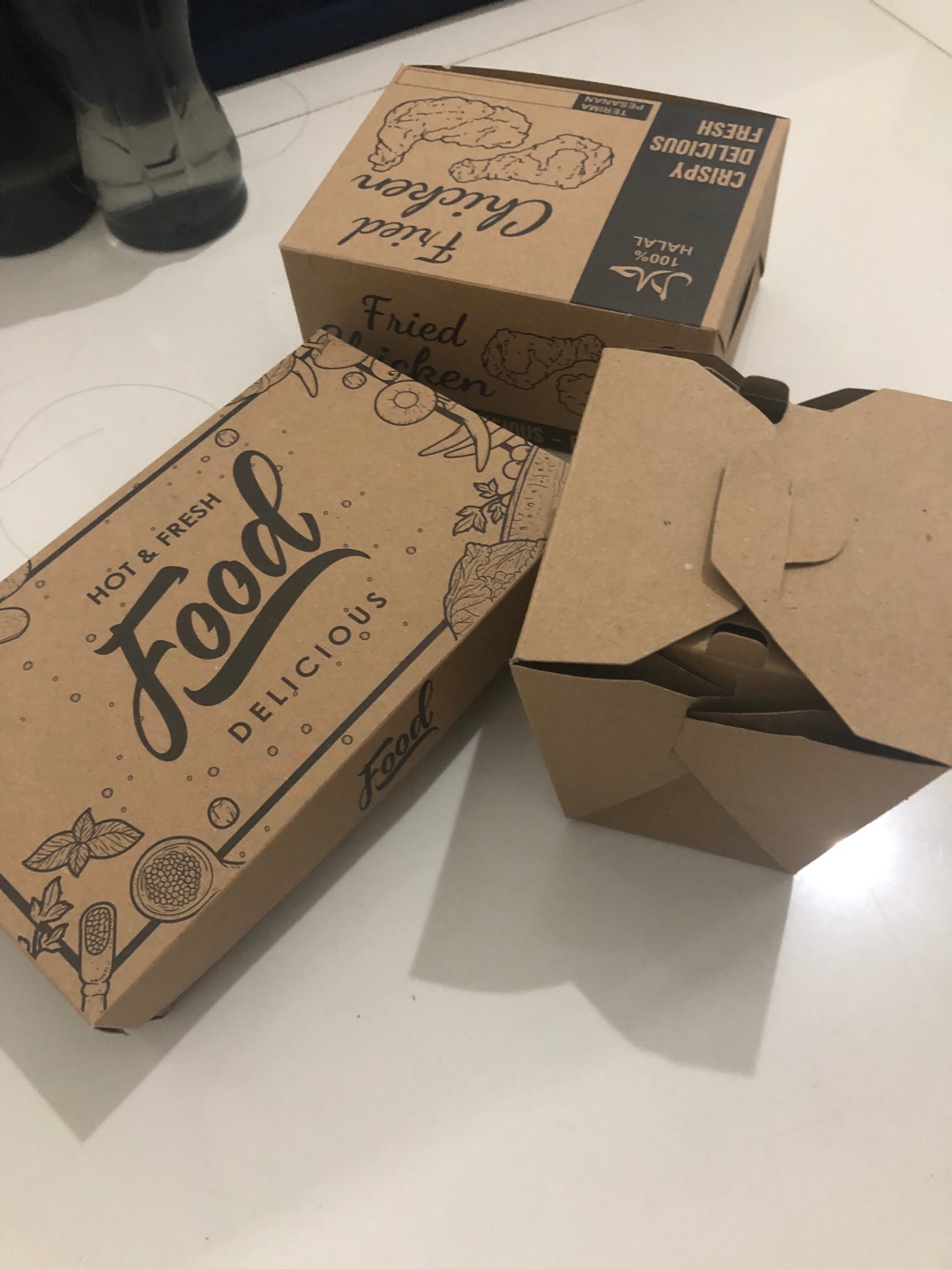 Box Fried Chicken Model 1pcs / Kotak Fried Chicken / Dus Ayam / Dus Fried Chicken / Box Ayam Goreng